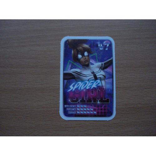 Carte De Jeux Marvel Leclerc 2021 - N°47 Spider Girl