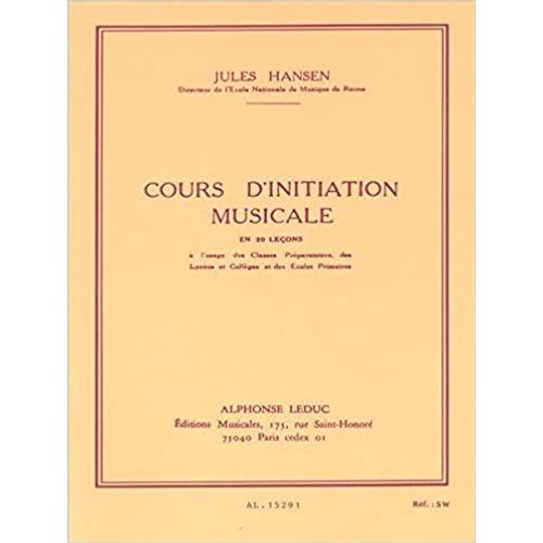 Cours D'initiation Musicale En 20 Leçons