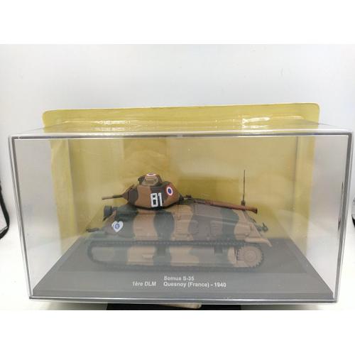 Char Somua S35 1ere Dlm 1940 Eaglemoss 1:50 Neuf En Boite-Eaglemoss