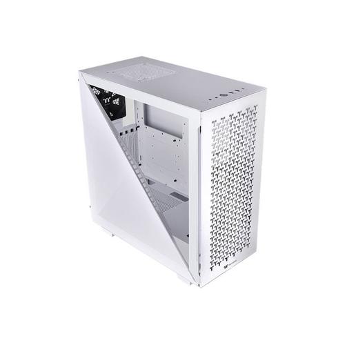 Thermaltake Divider 300 TG Air Snow - MDT - ATX - panneau latéral fenêtré (verre trempé) - pas d'alimentation (PS/2) - blanc - USB/Audio