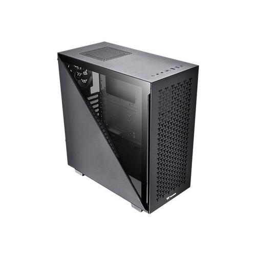 Thermaltake Divider 300 TG Air - MDT - ATX - panneau latéral fenêtré (verre trempé) - pas d'alimentation (PS/2) - noir - USB/Audio