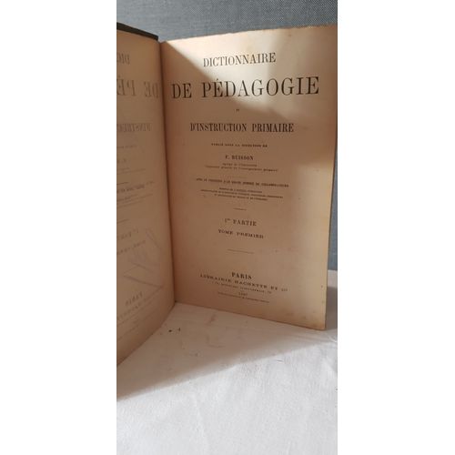 Dictionnaire De Pédagogie
