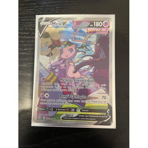 Carte Pokemon Mew V Full Art Alternative 251/264 - Poing De Fusion - Eb08 Fr  Pca
