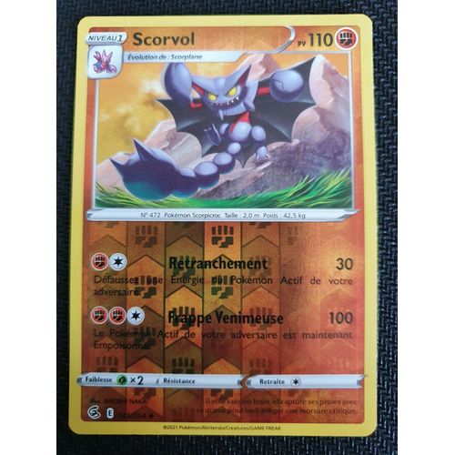 Pokemon Scorvol Reverse 141 / 264 Poing De Fusion Eb08