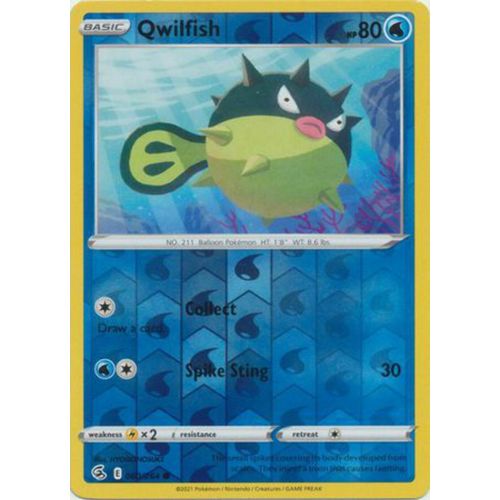 Pokemon Qwilfish Reverse 060 / 264 Poing De Fusion Eb08
