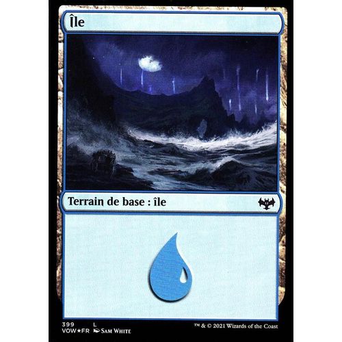 Île - Foil - Magic - Innistrad : Noce Écarlate - Deck Bundle - C - 399