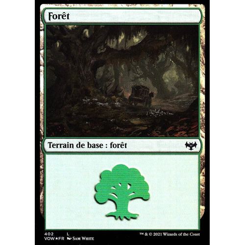 Forêt - Foil - Magic - Innistrad : Noce Écarlate - Deck Bundle - C - 402