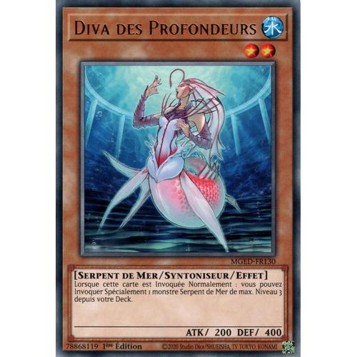 Yu-Gi-Oh! - Mged-Fr130 - Diva Des Profondeurs - Gold-Letter Rare 1ère Édition