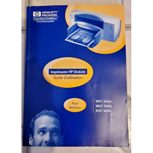 HP - Connectique 2 câbles pour HP Deskjet 810C-880C-895C avec manuel d¿utilisation