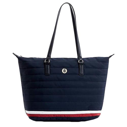 Sacs À Main Tommy Jeans Femme Matelassé À Monogramme Bleu