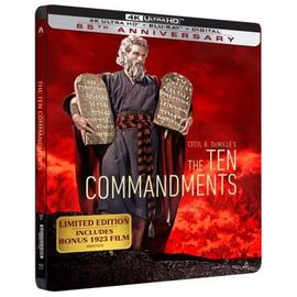 Les Dix Commandements (Versions De 1923 Et 1956) - 4k Ultra Hd + Blu-Ray - Édition Steelbook Limitée
