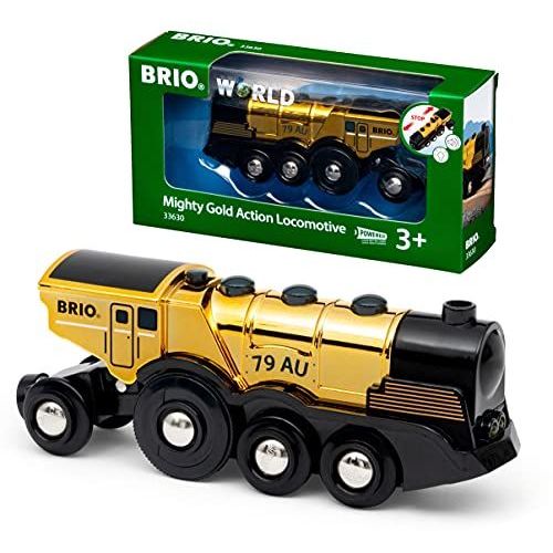 33630 Locomotive Puissante Doree