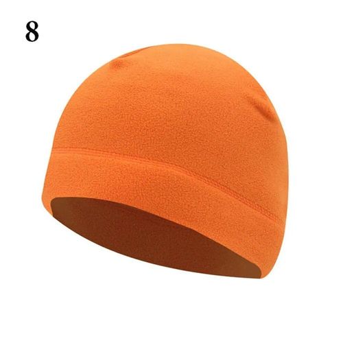 Bonnet De Montre Unisexe,Bonnet De L'armée Militaire,Chapeau Coupe-Vent,Doux Et Chaud,Sourire Polaire,Épais,Extérieur,Résistant,Document Solide,Hommes Et Femmes,Hiver - Type Orange