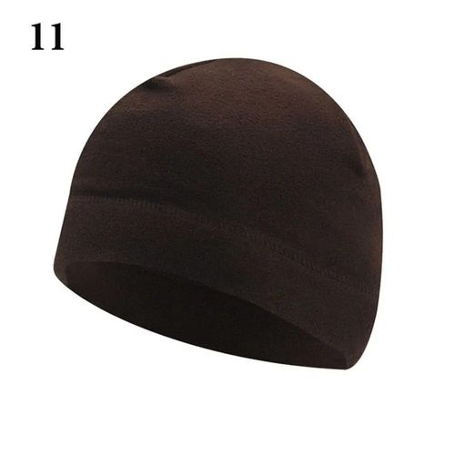Bonnet De Montre Unisexe,Bonnet De L'armée Militaire,Chapeau Coupe-Vent,Doux Et Chaud,Sourire Polaire,Épais,Extérieur,Résistant,Document Solide,Hommes Et Femmes,Hiver - Type Coffee