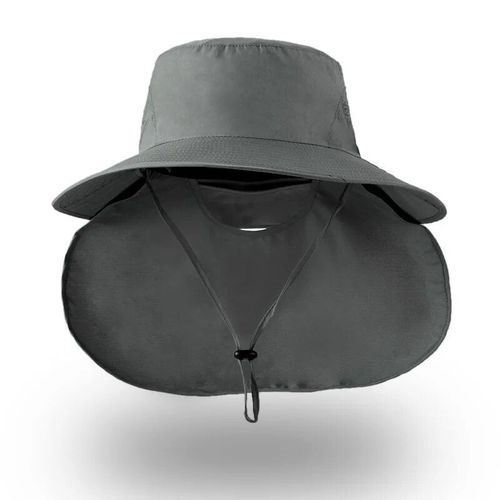 Bouchon Circumference56-58cm Soleil Chapeau Enfants Grand Avant-Toit Pêcheur Casquette Cou Respirant Maille Empêché Baskoutdoor Sport Casquette De Pêche - Type Hat2