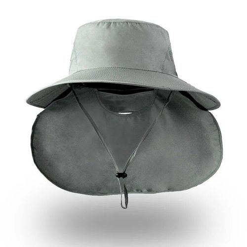 Bouchon Circumference56-58cm Soleil Chapeau Enfants Grand Avant-Toit Pêcheur Casquette Cou Respirant Maille Empêché Baskoutdoor Sport Casquette De Pêche - Type Hat3