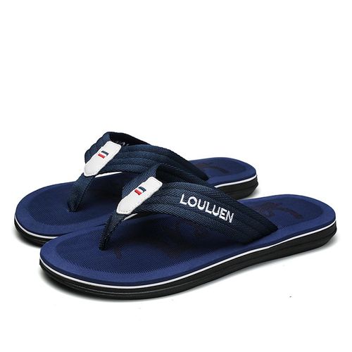 Pantoufles De Énergie Bleues Pour Hommes,Tongs,Grande Taille 46,Décontractées,Antidérapantes,D'nik,De Plage,Tendance