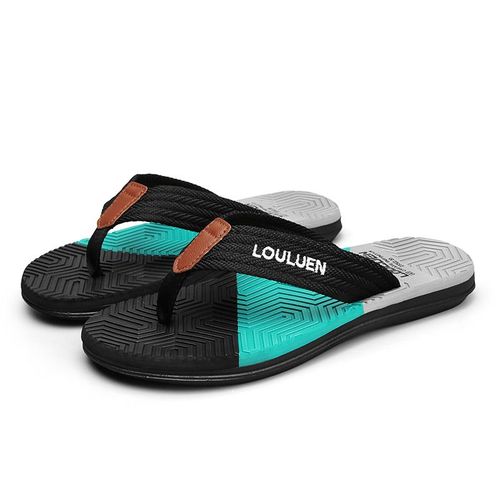 Pantoufles De Énergie Bleues Pour Hommes,Tongs,Grande Taille 46,Décontractées,Antidérapantes,D'nik,De Plage,Tendance
