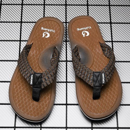 Pantoufles De Énergie Bleues Pour Hommes,Tongs,Grande Taille 46,Décontractées,Antidérapantes,D'nik,De Plage,Tendance