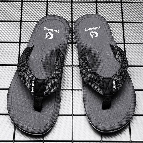 Pantoufles De Énergie Bleues Pour Hommes,Tongs,Grande Taille 46,Décontractées,Antidérapantes,D'nik,De Plage,Tendance