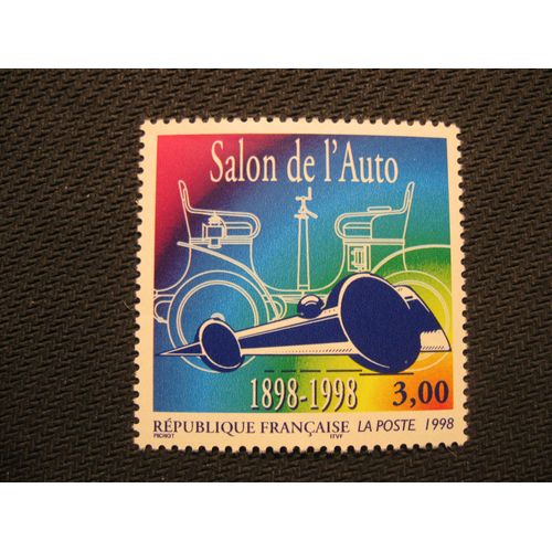 Timbre "Centenaire Du Salon De L'auto" 1998 - Y&t 3186