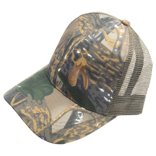 Casquette De Baseball Camouflage En Polyester,Visière Pré-Pliée Légère,Protection Uv,Conception Réglable,Fournitures De Camping,Haute Qualité #F