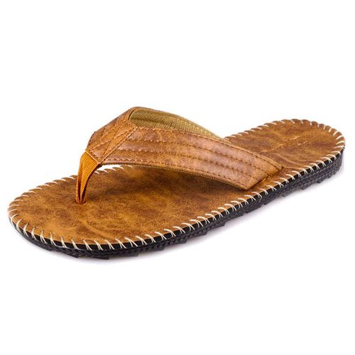 Tongs D'été En Cuir Pu Pour Hommes,Pantoufles Vent Et Sandales Britanniques,Optique Non Ald,Chaussures De Plage À Talon Plat Astronomique