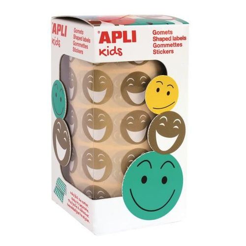 Gommettes Rouleau Emoji 33 Mm Or X 900 - Apli Agipa