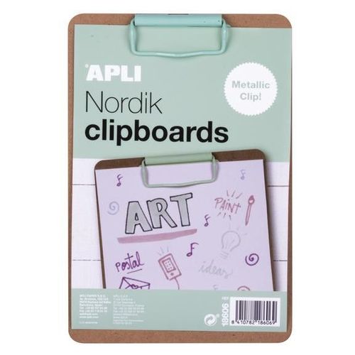 Porte Bloc Vert En Bois A5 Clip Metal - Apli Agipa