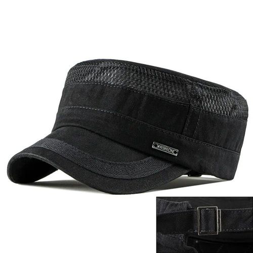 Casquette De Golf En Maille Respirante Pour Hommes Et Femmes,Chapeau De Protection Solaire,Chapeau Plat Simple,Chapeaux De Langue De Canard Rétro,Casquettes De Loisirs En Plein Air - Type Hat17