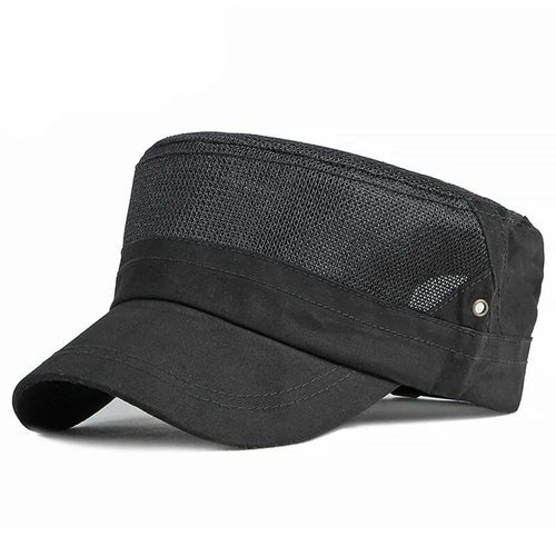 Casquette De Golf En Maille Respirante Pour Hommes Et Femmes,Chapeau De Protection Solaire,Chapeau Plat Simple,Chapeaux De Langue De Canard Rétro,Casquettes De Loisirs En Plein Air - Type Hat20