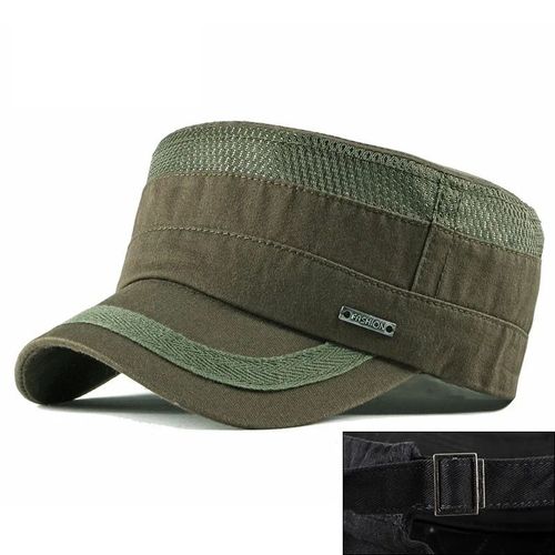 Casquette De Golf En Maille Respirante Pour Hommes Et Femmes,Chapeau De Protection Solaire,Chapeau Plat Simple,Chapeaux De Langue De Canard Rétro,Casquettes De Loisirs En Plein Air - Type Hat18