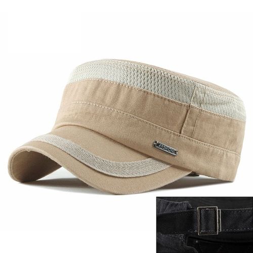 Casquette De Golf En Maille Respirante Pour Hommes Et Femmes,Chapeau De Protection Solaire,Chapeau Plat Simple,Chapeaux De Langue De Canard Rétro,Casquettes De Loisirs En Plein Air - Type Hat19