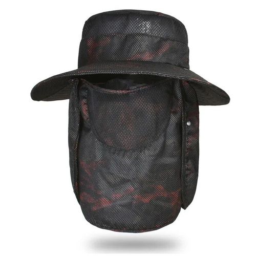Casquette De Pêche En Plein Air,Camouflage,Chasse Touristique,Militaire,Tactique D'été,Protection Solaire Respirante - Type Red