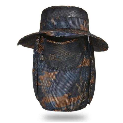 Casquette De Pêche En Plein Air,Camouflage,Chasse Touristique,Militaire,Tactique D'été,Protection Solaire Respirante - Type Orange