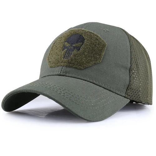 Casquette De Randonnée Réglable En Maille Respirante,Casquette De Crâne Tactique Militaire Camouflage Airsoft Pare-Soleil Camionneur Chapeau Chasse Baseball Snapback - Type Ly-Cap-08