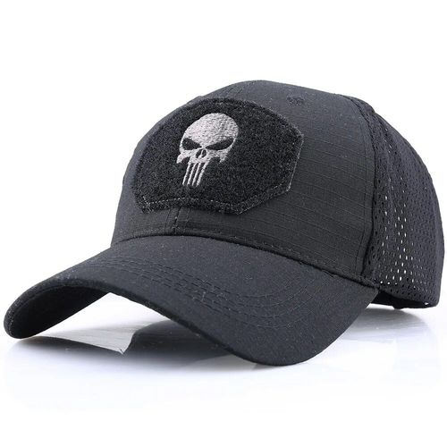 Casquette De Randonnée Réglable En Maille Respirante,Casquette De Crâne Tactique Militaire Camouflage Airsoft Pare-Soleil Camionneur Chapeau Chasse Baseball Snapback - Type Ly-Cap-01