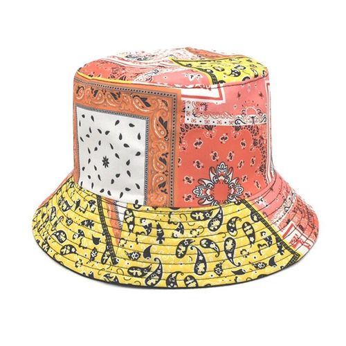 Casquette De Soleil Double Face Unisexe En Coton,Chapeau De Fleurs De Cajou,Chapeau De Pêche,Chapeaux De Poisson Suffolk,Mode Ander,Homme,Femme,Été,E27 #H