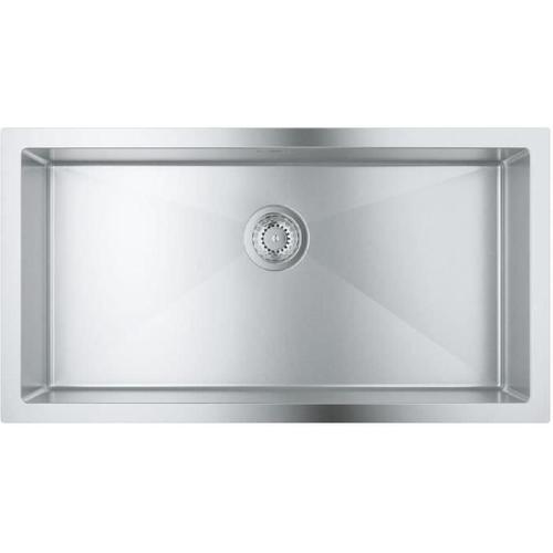 GROHE Évier en acier inoxydable K700 31580SD1 - A encastrer - 1 bac - sans égouttoir - 86.4x46.4 cm - Inox