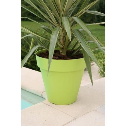 Riviera Pot De Fleurs Soleilla - Rond - Ø 60 X 53.6 Cm -Vert Anis