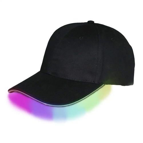 Casquettes De Baseball Clignotantes Réglables Avec Lumière Led,Casquettes Lumineuses À La Mode,Chapeau Shoous Hip-Hop,Fête De Bar,Chapeau D'éclairage Sportif De Nuit - Type Multi