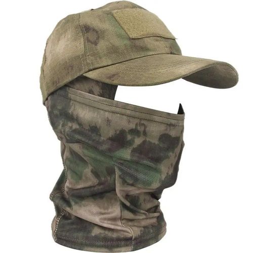 Casquettes De Baseball Dularmy Pour Hommes Et Femmes,Capuche Militaire,Chapeaux De Soleil D'été Snapback,Cagoule Camsolomon Extérieure,Demi-Masque De Ski,2023 - Type Green Ruins