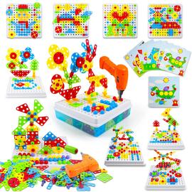 Jouets de construction Puzzle, blocs de construction, ensemble de jeux de  simulation pour enfants de 3 à 10 ans, cadeaux de vacances pour garçons et  filles - AliExpress