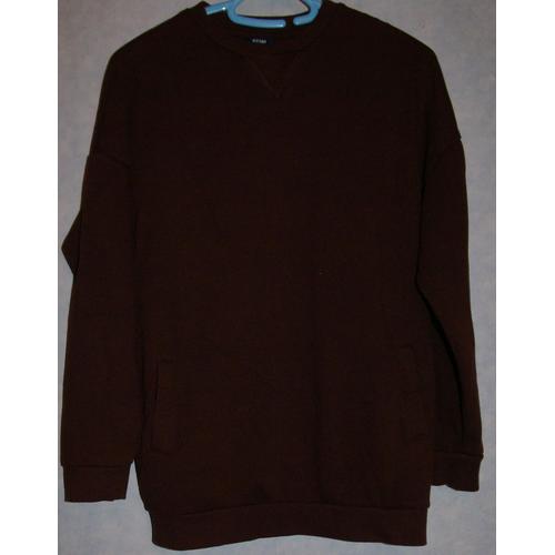 Sweat Marron Kiabi Taille Xs  14 Ans  158-164 Cm