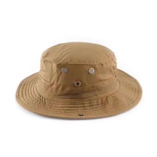 Chapeau De Camouflage De L'armée Américaine,Casquette De Seau Militaire Tactique,Casquette De Soleil De Randonnée De Chasse En Plein Air D'été Pour Hommes Et Femmes - Type Brown