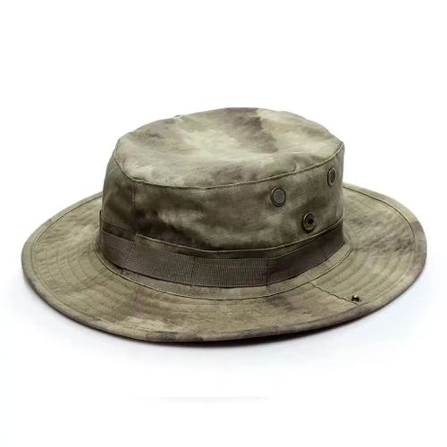 Chapeau De Camouflage De L'armée Américaine,Casquette De Seau Militaire Tactique,Casquette De Soleil De Randonnée De Chasse En Plein Air D'été Pour Hommes Et Femmes - Type At