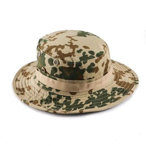 Chapeau De Camouflage De L'armée Américaine,Casquette De Seau Militaire Tactique,Casquette De Soleil De Randonnée De Chasse En Plein Air D'été Pour Hommes Et Femmes - Type Desrt