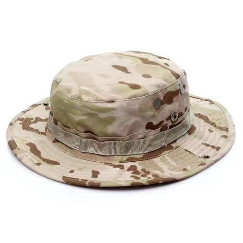 Chapeau De Camouflage De L'armée Américaine,Casquette De Seau Militaire Tactique,Casquette De Soleil De Randonnée De Chasse En Plein Air D'été Pour Hommes Et Femmes - Type Desrt Cp