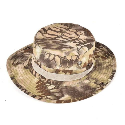 Chapeau De Camouflage De L'armée Américaine,Casquette De Seau Militaire Tactique,Casquette De Soleil De Randonnée De Chasse En Plein Air D'été Pour Hommes Et Femmes - Type Dp