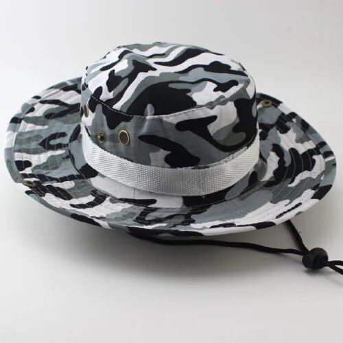 Chapeau De Chasse En Coton Lavé Pour Hommes Et Femmes,Casquette De Soleil De Voyage,Chapeaux De Poisson Suffolk,Casquette De Sport Boonie,Coton Sergé,Ruisseau Militaire Camsolomon,Style E27 - Type C